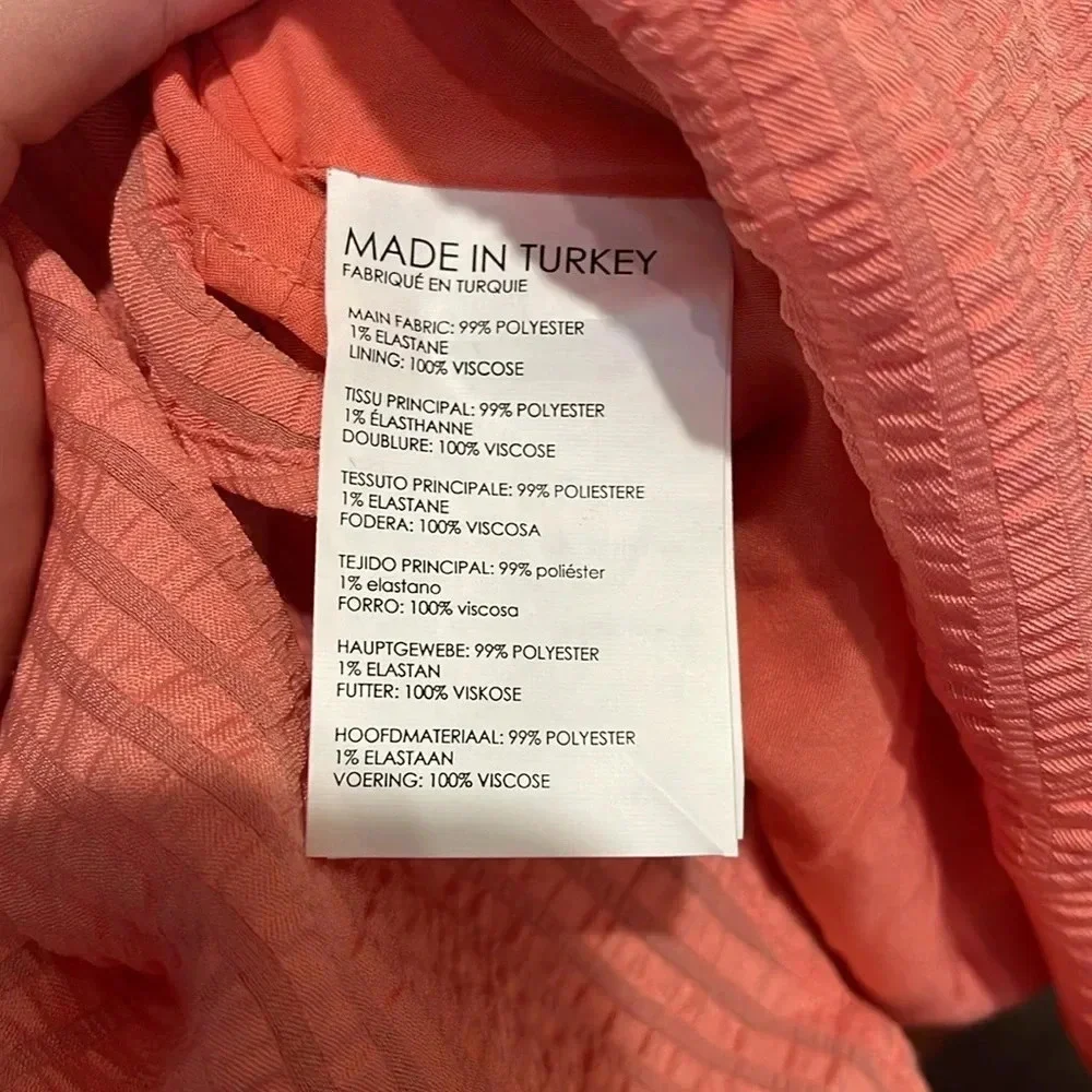 NWT!! Club Monaco - Swing Dress - Coral - Size 12 - Picture 9 of 10